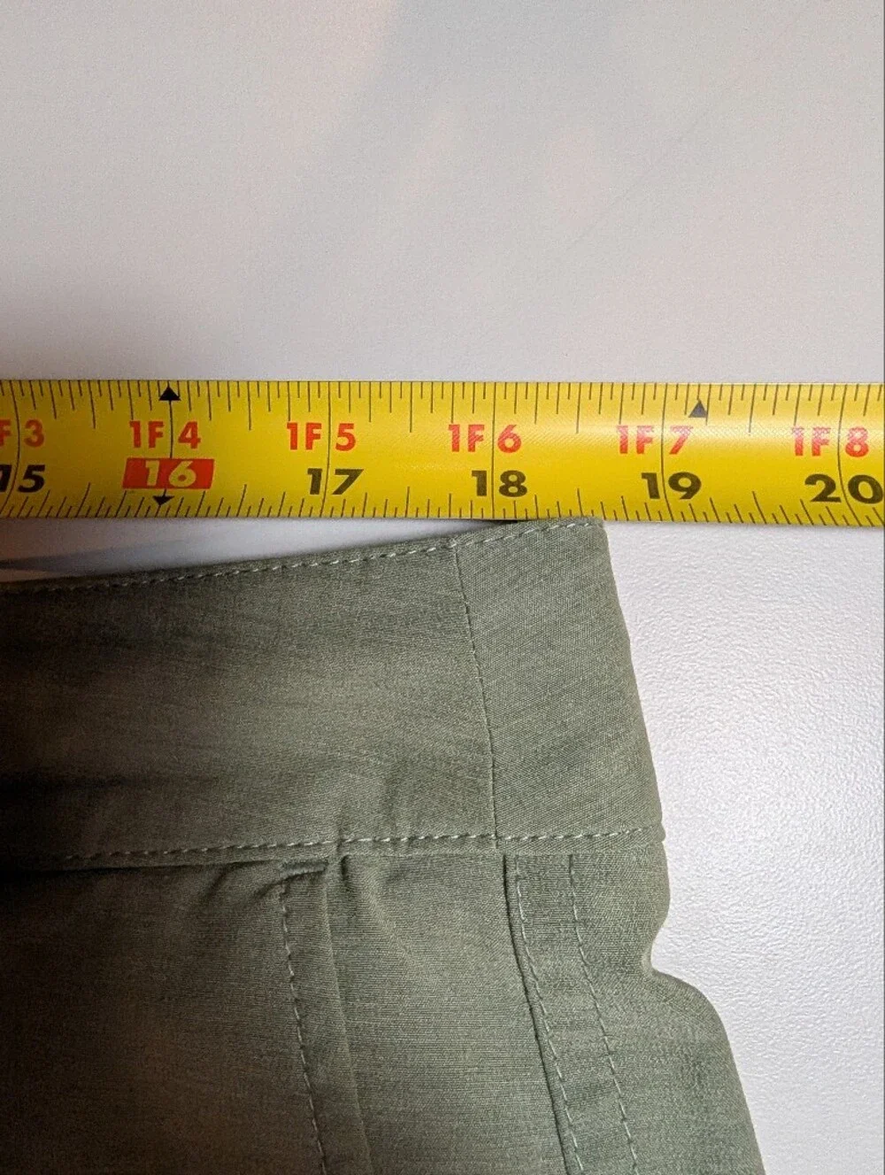 Faherty Men's 35 Olive Green Casual Shorts - Lightweight Everyday All Day Wear